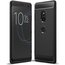 Mobigear Brushed Slim Sony Xperia XZ3 Hülle Flexibles TPU Backcover - Schwarz Mobigear Brushed Slim Sony Xperia XZ3 Hülle Flexibles TPU Backcover - Schwarz