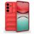 Mobigear Bumpy Samsung Galaxy S26 Hülle Flexibles TPU Backcover - Rot