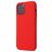 Mobigear Rubber Touch iPhone 12 Pro Silikon Hülle Backcover - Rot