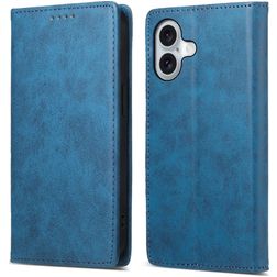 Mobigear Wallet iPhone 16 Hülle Klapphülle Geldbörse - Blau