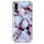 Mobigear Marble Xiaomi Mi 8 Hülle Flexibles TPU Backcover - Rot