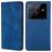 Mobigear Retro Slim Vivo X80 Pro Hülle Klapphülle Geldbörse - Blau