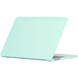 Mobigear Cream Matte MacBook Air 13 Zoll (2022-2025) Hardcase Hülle MacBook Case - Grün - Model A2681 / A3113 / A3240