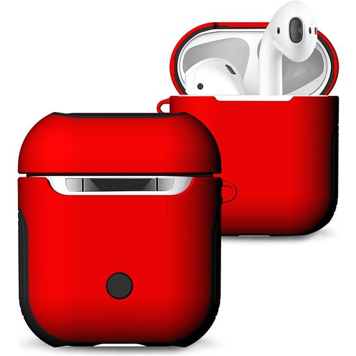 Mobigear Frosted Apple AirPods 2 Hardcase Hülle - Rot