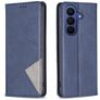 Mobigear Rhombus Slim Samsung Galaxy A27 Hülle Klapphülle - Blau