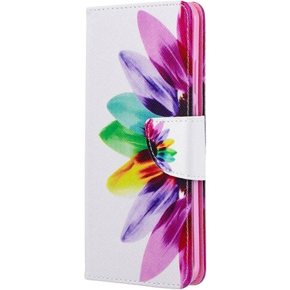 Mobigear Design Huawei P40 Pro Hülle Klapphülle Geldbörse - Sonnenblume
