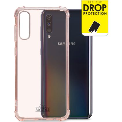 My Style Protective Flex Samsung Galaxy A50 Hülle Flexibles TPU Backcover Stoßfest - Soft Pink