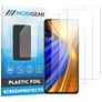 Mobigear POCO F4 Displayschutz Schutzfolie - Hüllenfreundlich (3er Pack)