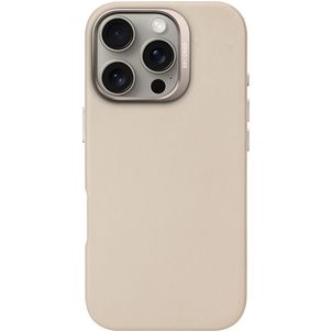 Decoded iPhone 16 Pro MagSafe Hülle Echtes Leder Backcover - Clay
