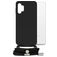 Mobilize Lanyard Gelly Samsung Galaxy A32 5G Flexibles TPU Handykette - Schwarz