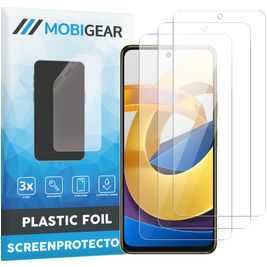 Mobigear POCO X4 Pro 5G Displayschutz Schutzfolie - Hüllenfreundlich (3er Pack)