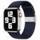 Mobigear Braided Nylon Apple Watch Armband Klappschließe - 42/41/40/38 mm - Charcoal