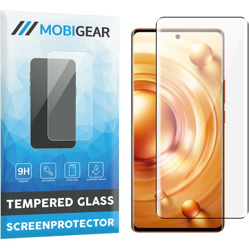 Mobigear Premium Vivo X80 Pro Panzerglas Gehärtetes Glas Displayschutz - Hüllenfreundlich - Schwarz