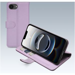 Mobilize Premium Gelly iPhone 16e Hülle Klapphülle Geldbörse - Lila