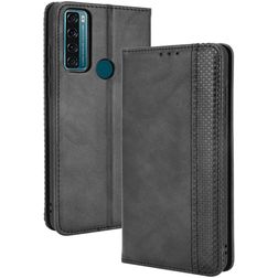 Mobigear Sensation TCL 20 SE Klapphülle Portemonnaie - Schwarz