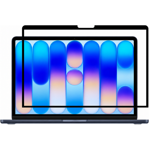 GrizzlyCoat MacBook Neo 13 Zoll (2026) Displayschutz Anti-Glare Schutzfolie - Hüllenfreundlich - Schwarz Model A3404