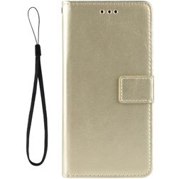 Mobigear Wallet Vivo V21 Hülle Klapphülle Geldbörse - Gold