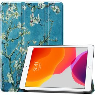 Mobigear Tri-Fold iPad 9 (2021) Hülle Klapphülle - Mandelblüten