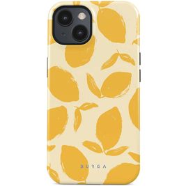 Burga Tough iPhone 15 Hülle Hardcase Backcover Stoßfest - Lemon Tart