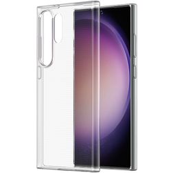 Mobigear Basics Durchsichtig Samsung Galaxy S24 Ultra Hülle Flexibles TPU Backcover - Transparent