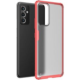 Mobigear Shockproof Samsung Galaxy A82 5G Hülle Hardcase Backcover Stoßfest - Rot