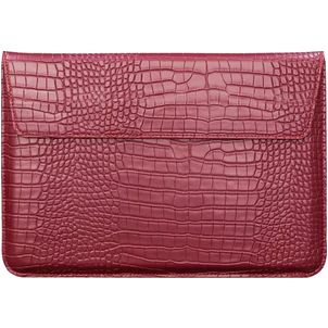 Mobigear Envelope Croco Laptop Sleeve (max 23 cm x 33 cm) Laptop Hülle - Rot