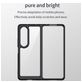 Mobigear Crystal Samsung Galaxy Z Fold 4 Hülle Hardcase Backcover - Transparent / Schwarz