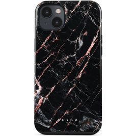Burga Tough iPhone 14 Hülle Hardcase Backcover Stoßfest - Rose Gold Marble