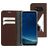 Mobiparts Classic Wallet Samsung Galaxy S8 Hülle Klapphülle Geldbörse - Braun