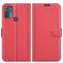 Mobigear Classic Motorola Moto G50 Klapphülle Portemonnaie - Rot