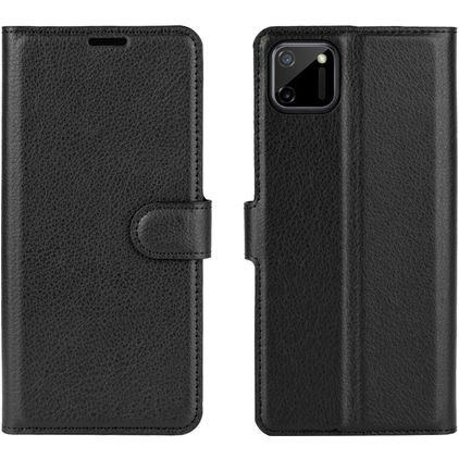 Mobigear Classic Realme C11 (2020) Hülle Klapphülle Geldbörse - Schwarz