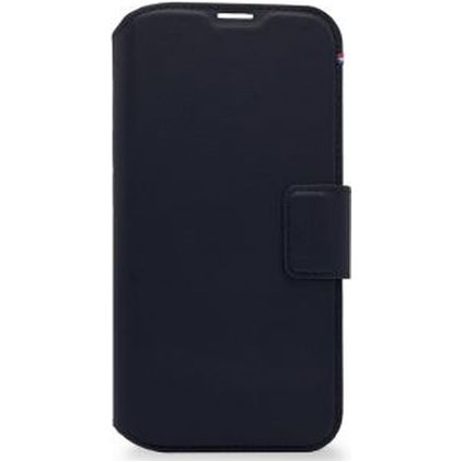 Decoded Detachable Wallet iPhone 14 Plus Hülle Echtes Leder Abnehmbare 2in1 Klapphülle Geldbörse - Steel Blue