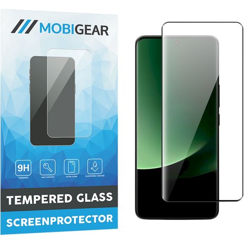 Mobigear Premium Xiaomi 13 Ultra Panzerglas Gehärtetes Glas Displayschutz - Hüllenfreundlich - Schwarz