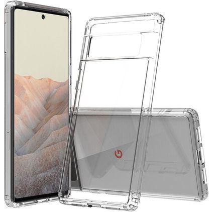 Mobigear Crystal Durchsichtig Google Pixel 6 Pro Hülle Hardcase Backcover - Transparent