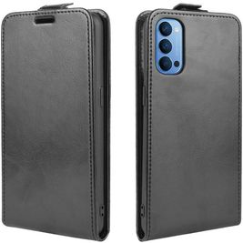 Mobigear OPPO Reno 4 Hülle Flipcase - Schwarz