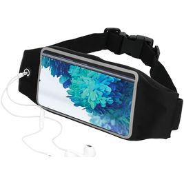 Mobiparts Comfort Fit Belt Handyhalterung Joggen Samsung Galaxy S20 FE Sporthülle Neopren Gürtel - Schwarz