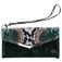 Mobilize Gelly Velvet Samsung Galaxy S9 Hülle Abnehmbare 2in1 Clutch - Green Snake
