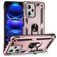Mobigear Armor Ring Xiaomi Redmi Note 12 Pro Plus Hülle Hardcase Backcover Stoßfest mit Ringhalter - Roségold