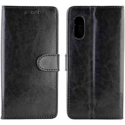 Mobigear Wallet Samsung Galaxy Xcover Pro Hülle Klapphülle Geldbörse - Schwarz
