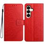 Mobigear Mandala Samsung Galaxy A17 Hülle Klapphülle Geldbörse - Rot