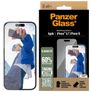 PanzerGlass Classic Fit iPhone 16 Gehärtetes Glas Displayschutz - Hüllenfreundlich