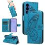 Mobigear Butterfly Samsung Galaxy S26 Plus Hülle Klapphülle Geldbörse - Blau