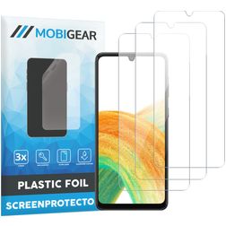 Mobigear Samsung Galaxy A33 Displayschutz Schutzfolie - Hüllenfreundlich (3er Pack)