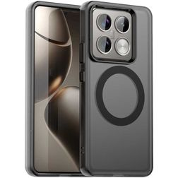 Mobigear Shockproof Xiaomi 14T Pro MagSafe Hülle Hardcase Backcover - Schwarz
