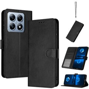 Mobigear Wallet Xiaomi 14T Hülle Klapphülle Geldbörse - Schwarz