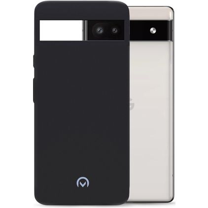Mobilize Rubber Gelly Google Pixel 6a Hülle Flexibles TPU Backcover - Matt Black