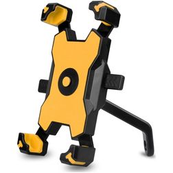 Mobigear PushHold Rückspiegel Klemme Universal - Gelb