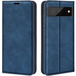 Mobigear Retro Slim Google Pixel 7 Hülle Klapphülle Geldbörse - Dunkelblau