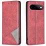 Mobigear Rhombus Slim Google Pixel 11 Pro Hülle Klapphülle - Rot