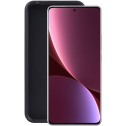 Mobigear Colors Xiaomi 12 Lite Hülle Flexibles TPU Backcover - Schwarz
